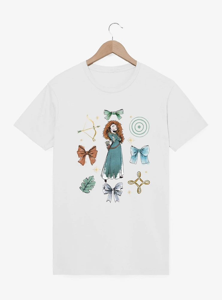 Disney Princesses Merida Bow Icons T-Shirt