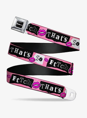 Mean Girls That's So Fetch Collage Seatbelt Buckle Belt