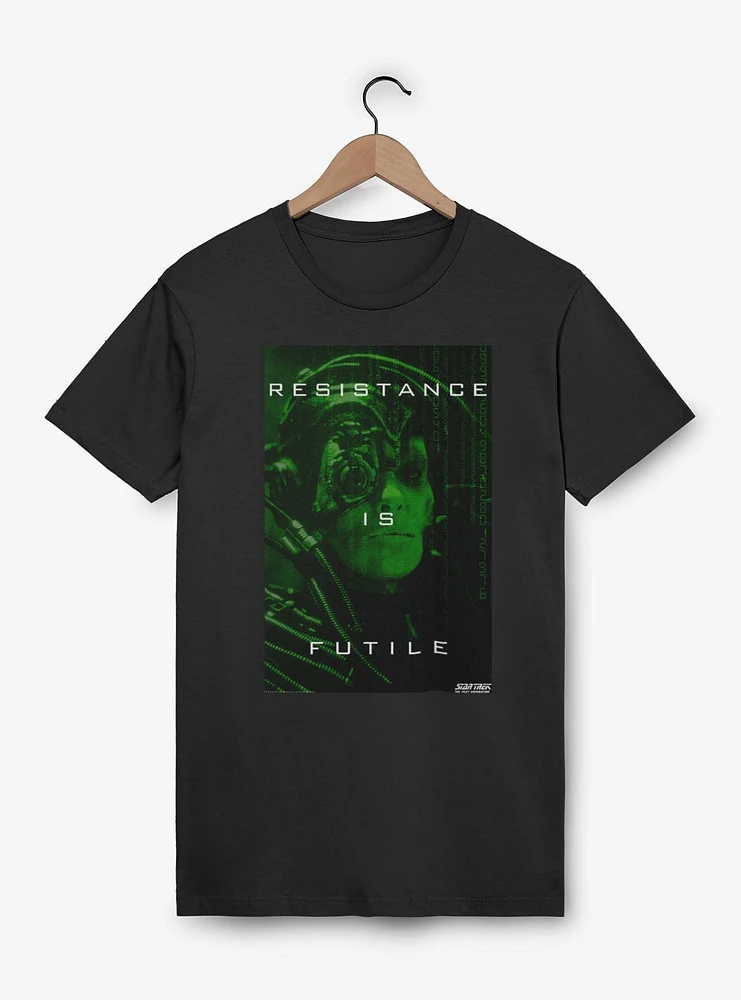Star Trek Resistance Is Futile Green T-Shirt