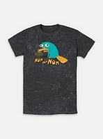 Disney Phineas and Ferb Perry The Platypus Num Nums Mineral Wash T-Shirt