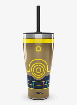 Star Wars C-3PO See Three Triple Insulated Tumbler Travel Cup