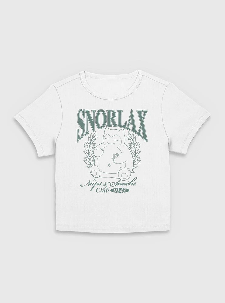 Pokemon Snorlax Collegiate Women Baby T-Shirt