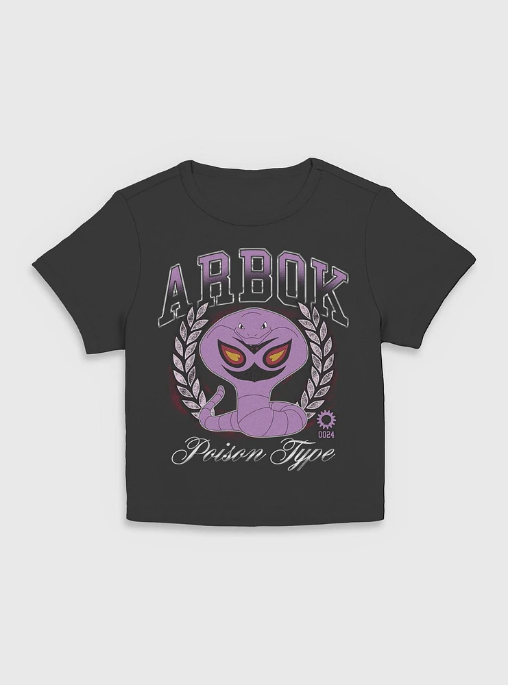 Pokemon Arbok Collegiate Women Baby T-Shirt