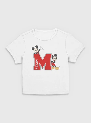 Disney Mickey Mouse Vatsity V2  Women Baby T-Shirt