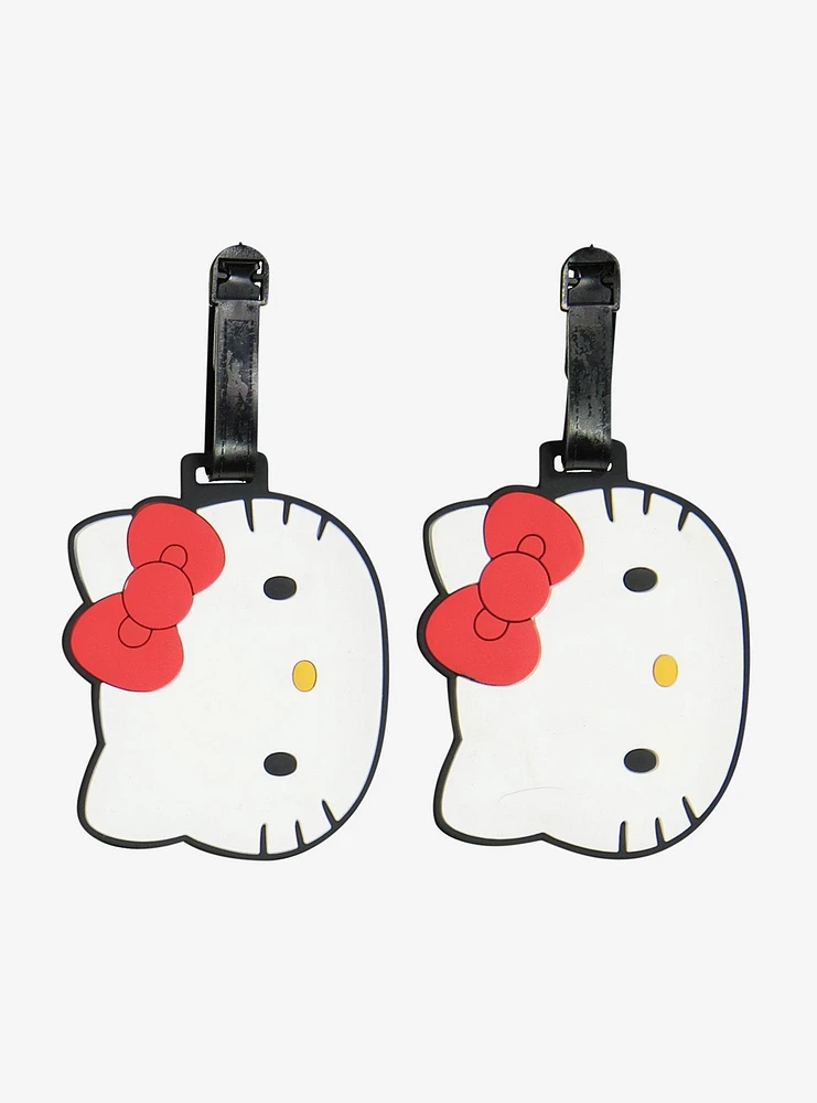Hello Kitty Head 2-Piece Luggage Tag Set