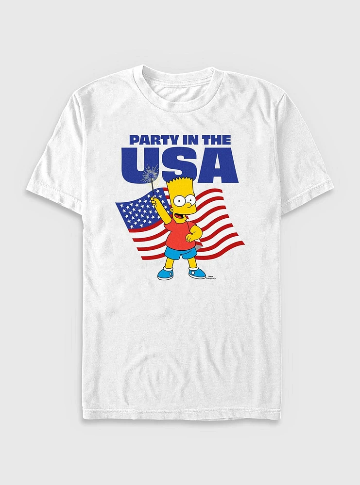 The Simpsons Partying Bart T-Shirt