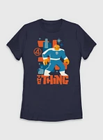 Marvel The Fantastic Four: First Steps Thing Vintage Womens T-Shirt