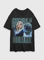 Marvel The Fantastic Four: First Steps Sue Storm Invisible Woman Womens Oversized T-Shirt BoxLunch Exclusive