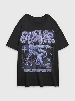 Marvel The Fantastic Four: First Steps Silver Surfer Womens Oversized T-Shirt BoxLunch Exclusive