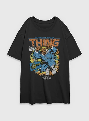 Marvel The Fantastic Four: First Steps Comic Cover Ben Grimm Thing Womens Oversized T-Shirt BoxLunch Exclusive