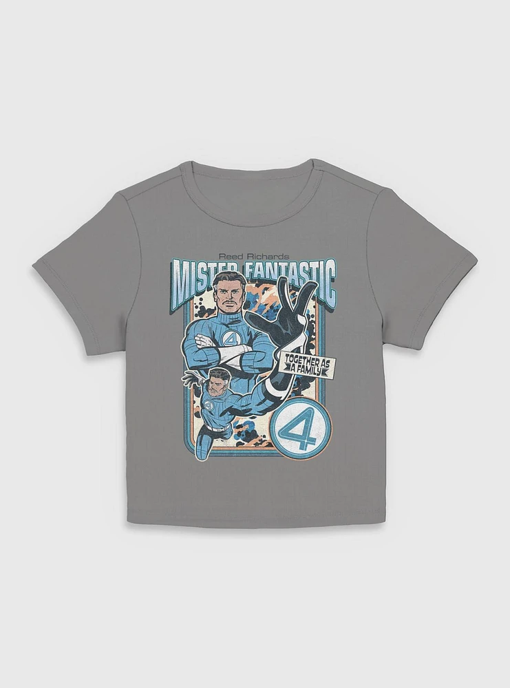 Marvel The Fantastic Four: First Steps Mr.  Together As A Family Womens Baby T-Shirt BoxLunch Exclusive
