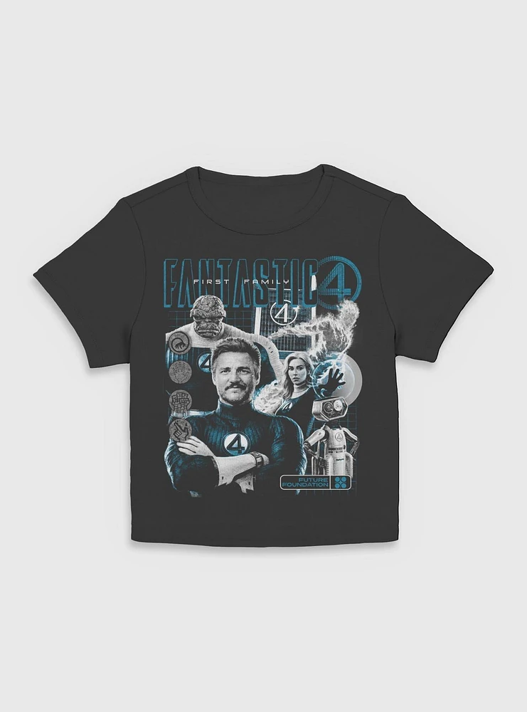 Marvel The Fantastic Four: First Steps Future Foundation Family Womens Baby T-Shirt BoxLunch Exclusive
