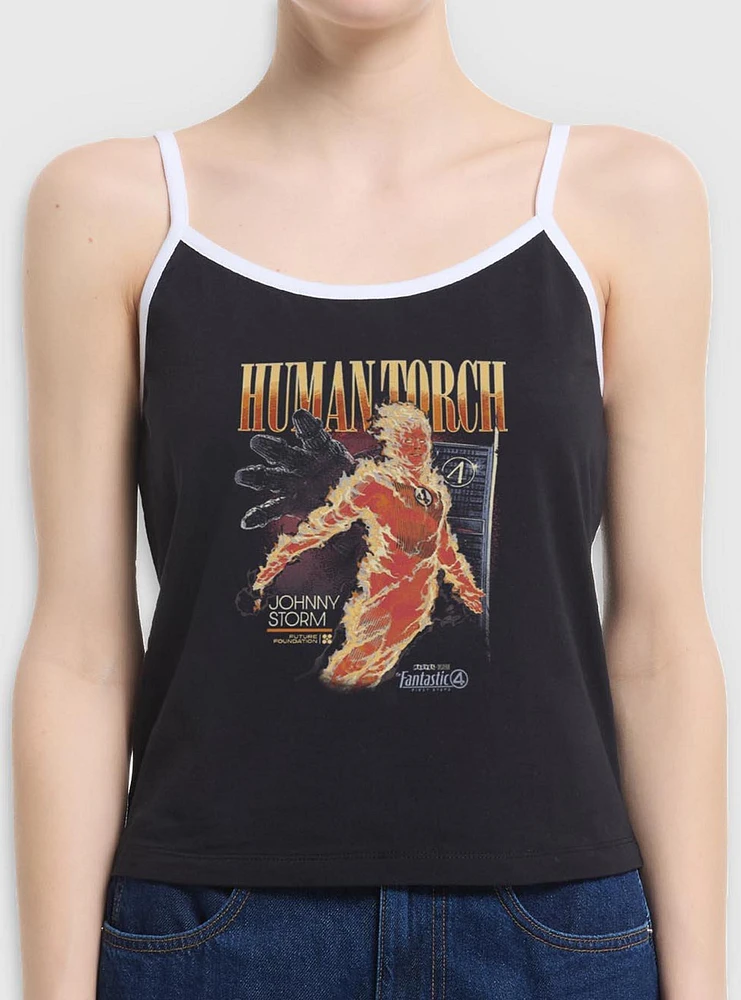 Marvel The Fantastic Four: First Steps Human Torch Future Foundation Womens Cami Tank Top BoxLunch Exclusive