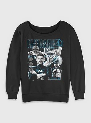Marvel The Fantastic Four: First Steps Future Foundation Family Womens Slouchy Sweatshirt BoxLunch Exclusive