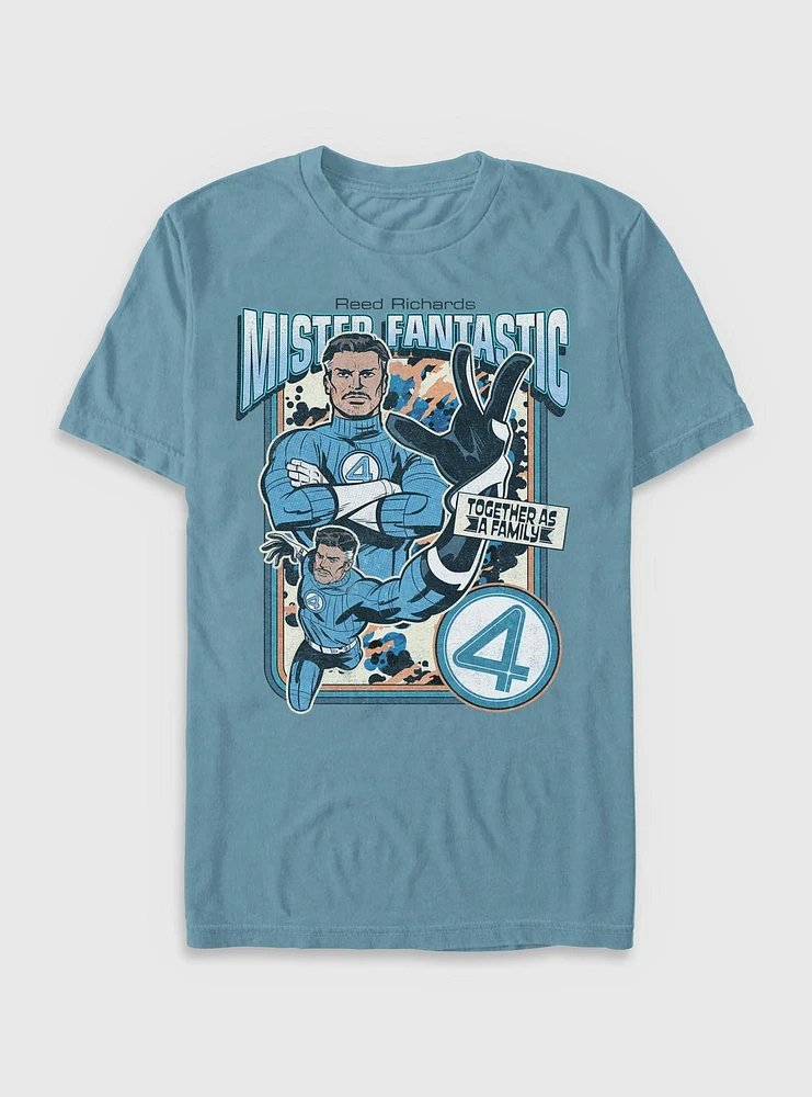 Marvel The Fantastic Four: First Steps Mr. Together As A Family Garment Dye T-Shirt BoxLunch Exclusive