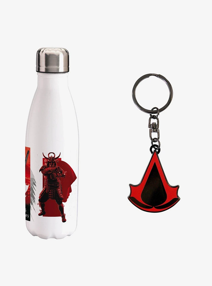 Assassin's Creed Water Bottle and Keychain