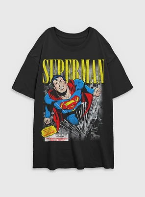 DC Comics Superman Vintage Girls Oversized T-Shirt BoxLunch Exclusive