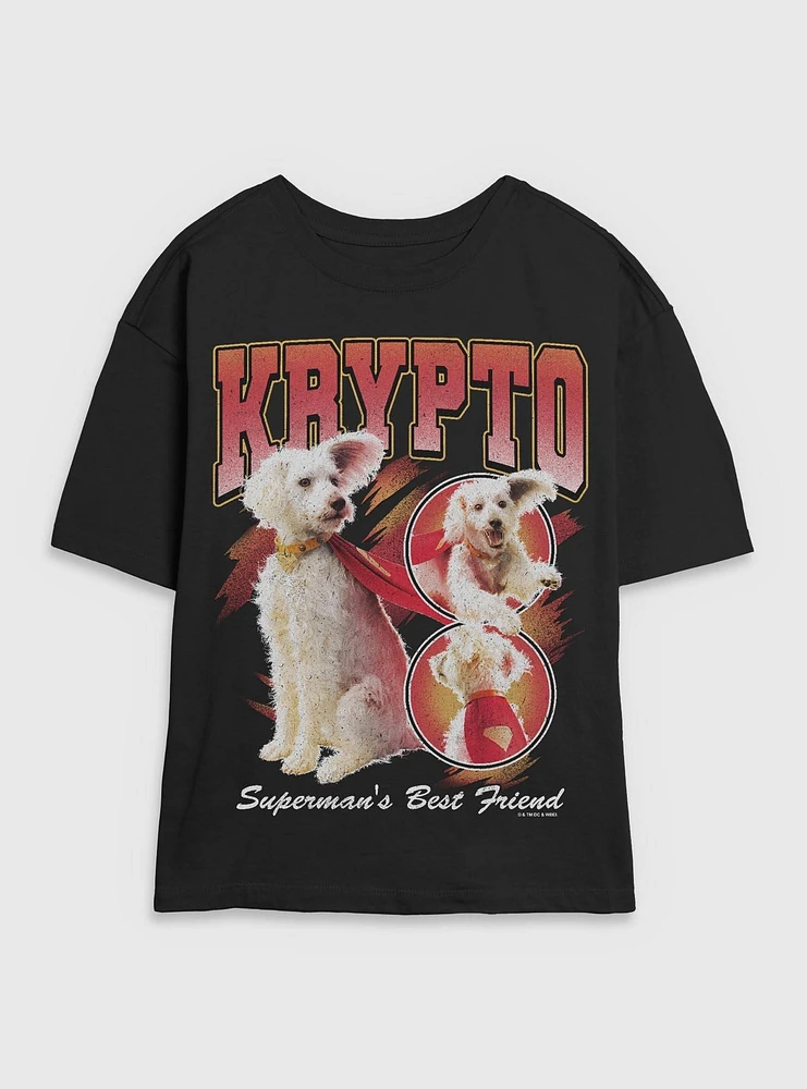 DC Comics Superman Krypto Superman's Best Friend Girls Skimmer T-Shirt BoxLunch Exclusive