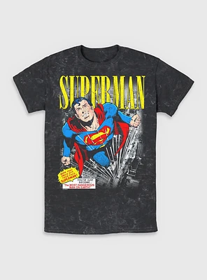 DC Comics Superman Vintage Mineral Wash T-Shirt BoxLunch Exclusive