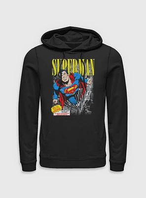 DC Comics Superman Vintage Hoodie BoxLunch Exclusive