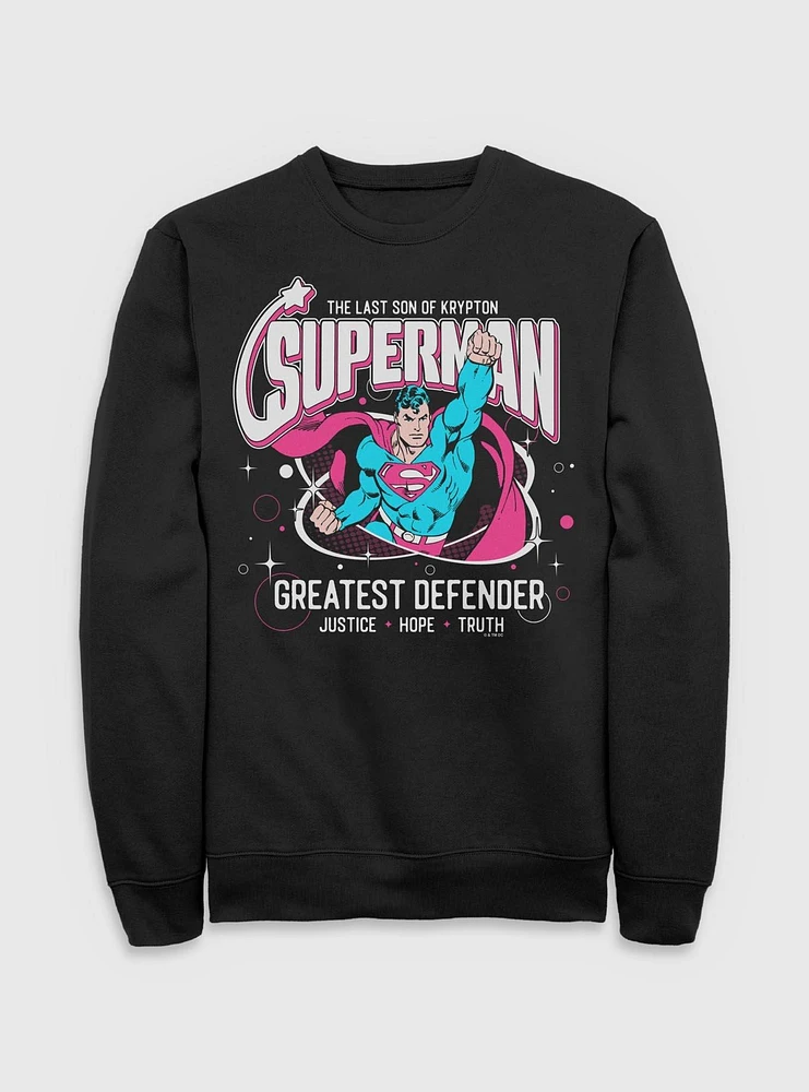 DC Comics Superman Greatest Defender Sweatshirt BoxLunch Exclusive