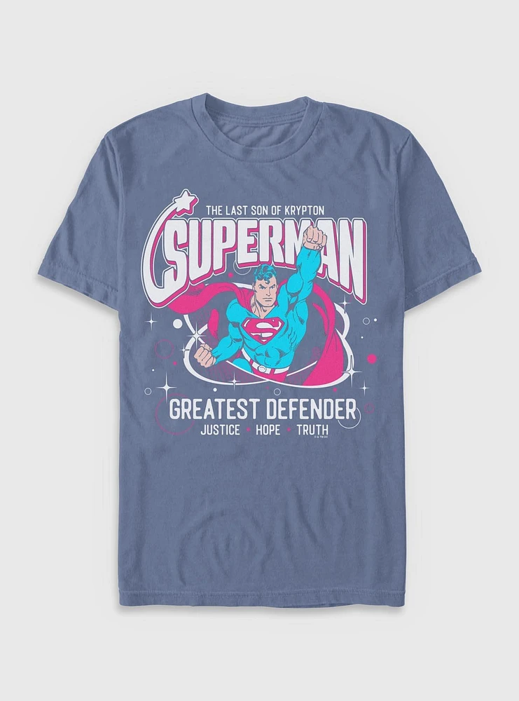 DC Comics Superman Greatest Defender Garment Dye T-Shirt BoxLunch Exclusive