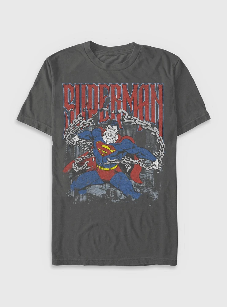 DC Comics Superman Unchained Garment Dye T-Shirt BoxLunch Exclusive