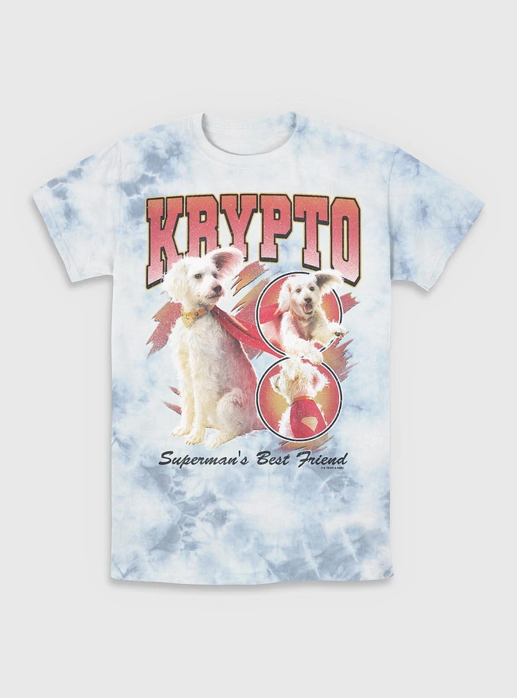 DC Comics Superman Krypto Superman's Best Friend Tie-Dye T-Shirt BoxLunch Exclusive