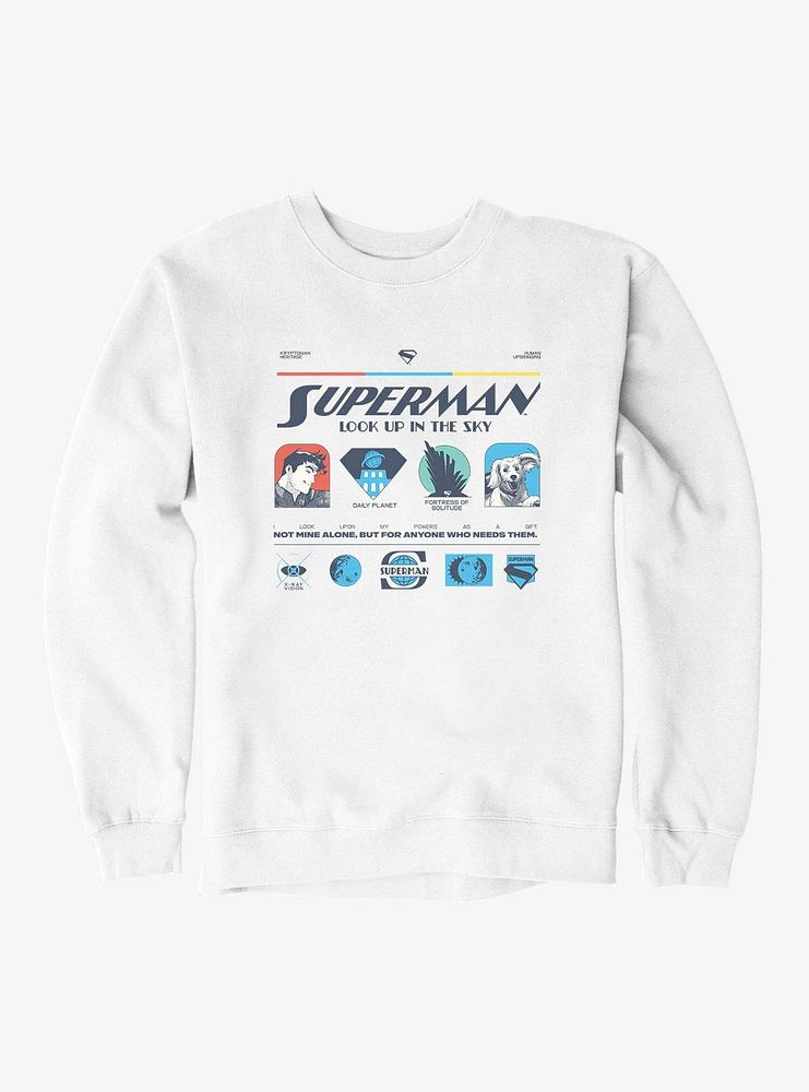 DC Comics Superman Kryptonian Heritage Sweatshirt