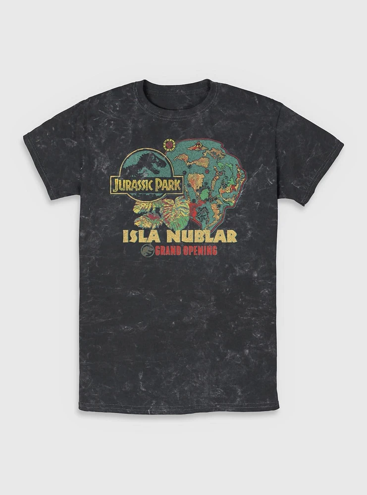 Jurassic Park Isla Nublar Grand Opening Mineral Wash T-shirt BoxLunch Exclusive