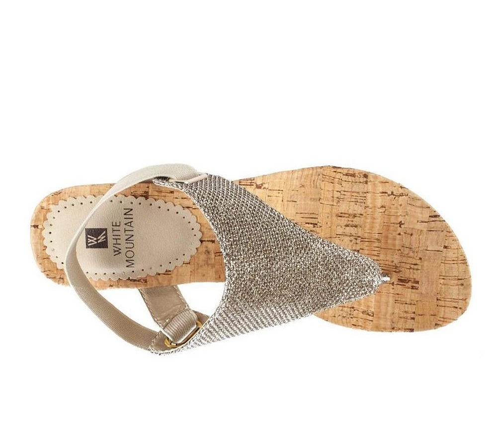 Women's White Mountain All Good Wedge Sandals