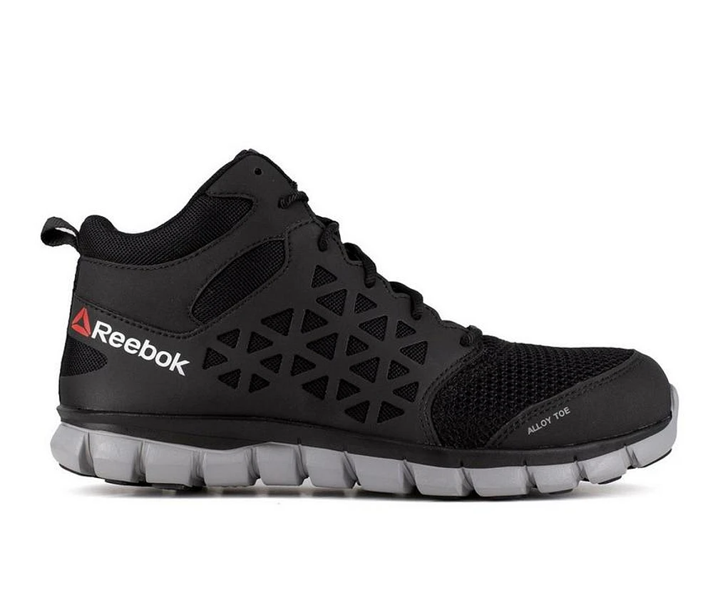 Men's REEBOK Work Sublite Cushion Mid Mesh Boots
