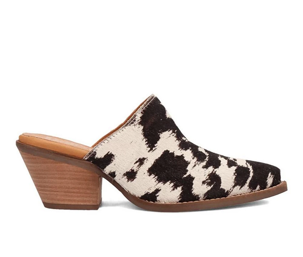 Women's Dingo Boot Calico Heeled Mules