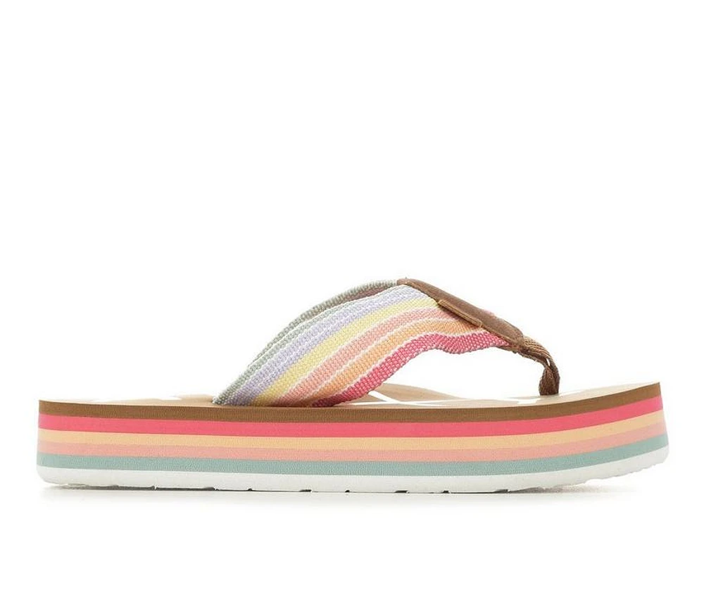 Girls' Roxy Little Kid & Big Chika Platform Flip-Flops