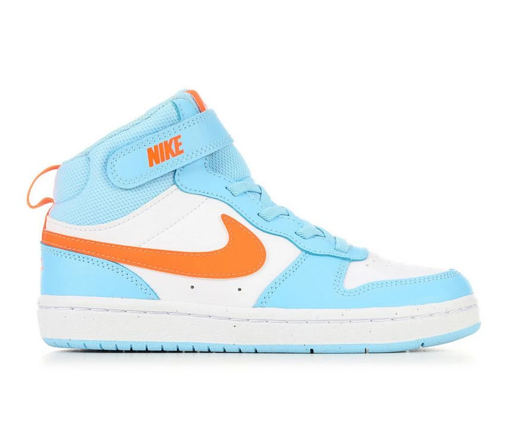 Kids' Nike Little Kid Court Borough Mid 2 Sneakers