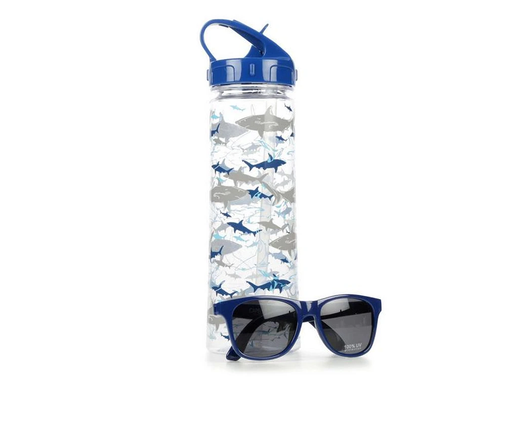 Capelli New York Water Bottle and Sunglasses Set