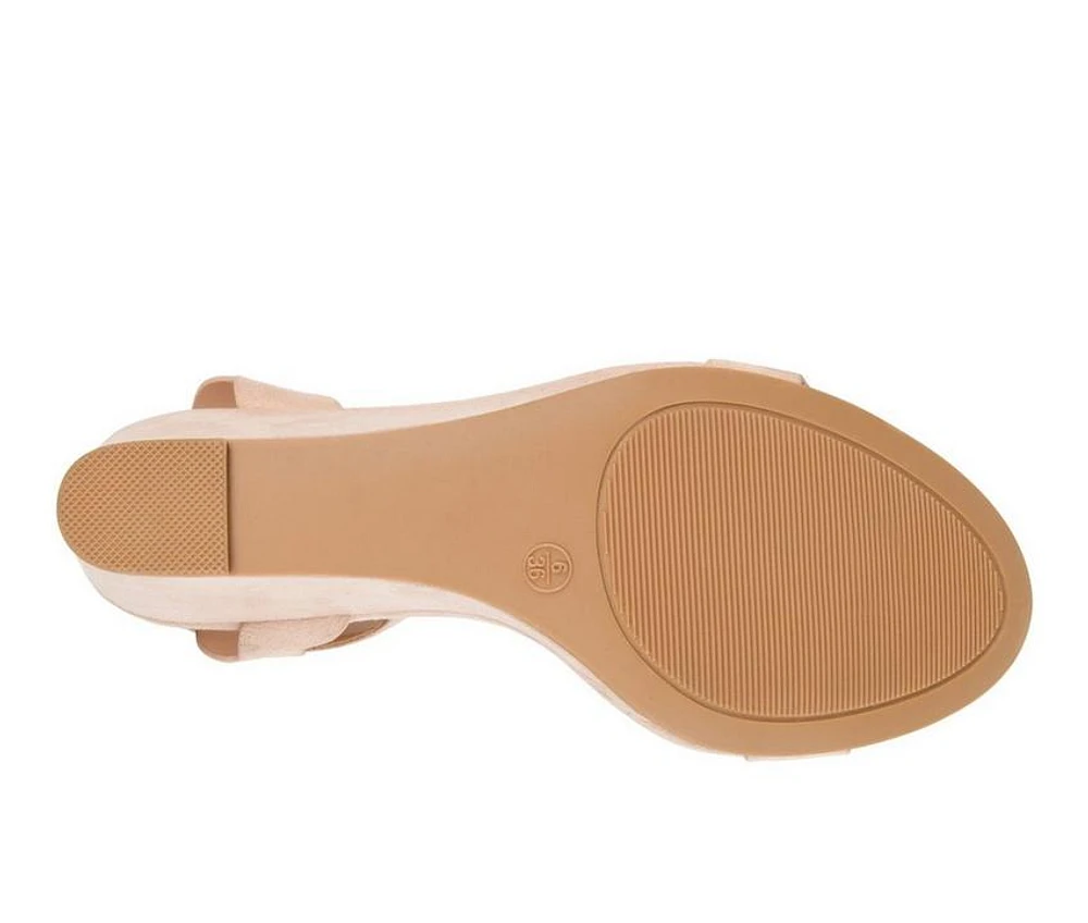 Women's Journee Collection Loucia Wedge Sandals