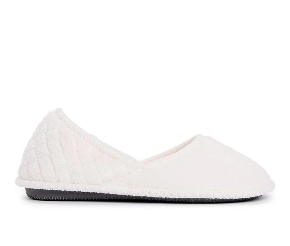 MUK LUKS Women's Beverly Micro Chenille Slip-on Slippers