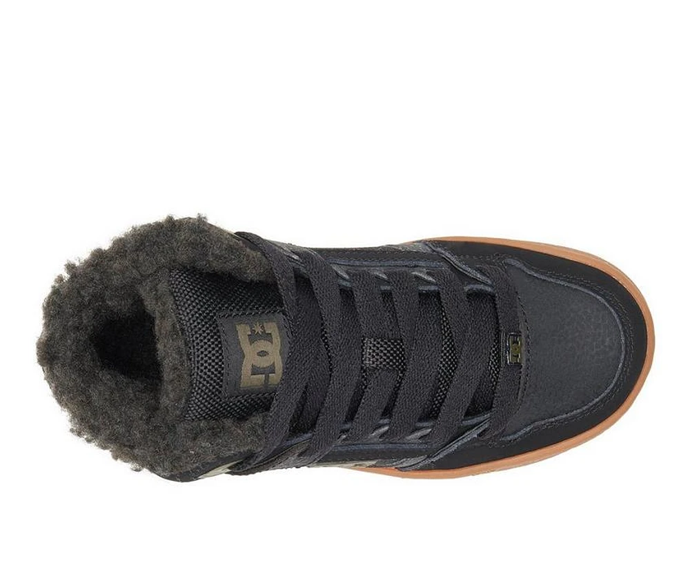 Boys' DC Little Kid & Big Pure High-Top Winter Sneaker Boots