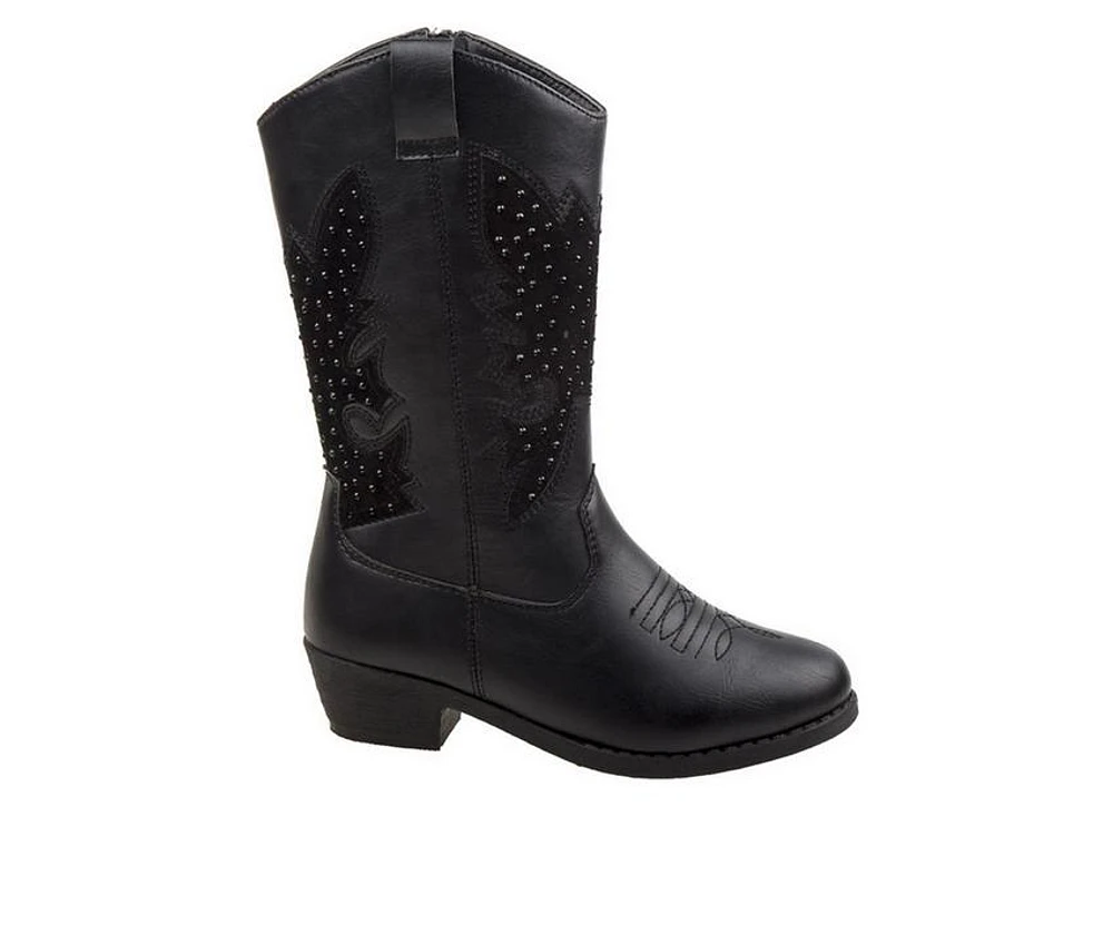 Girls' Kensie Girl Toddler Rhinestone Zip-Up Cowboy Boots