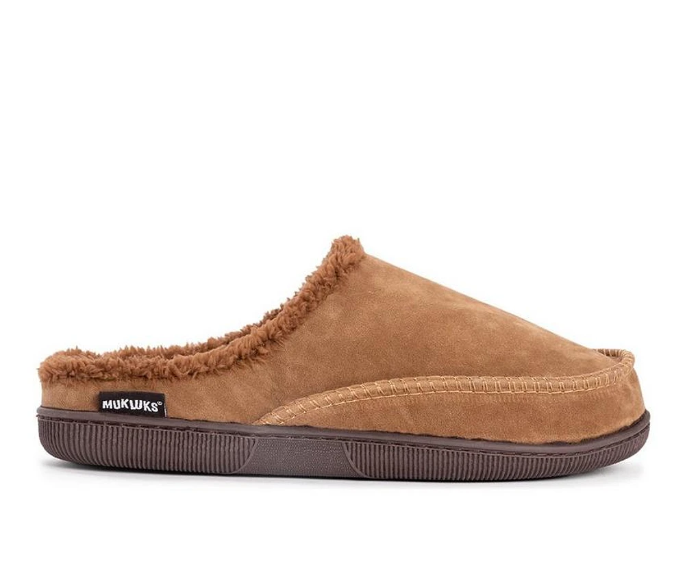MUK LUKS Men's Faux Suede Clog Slippers