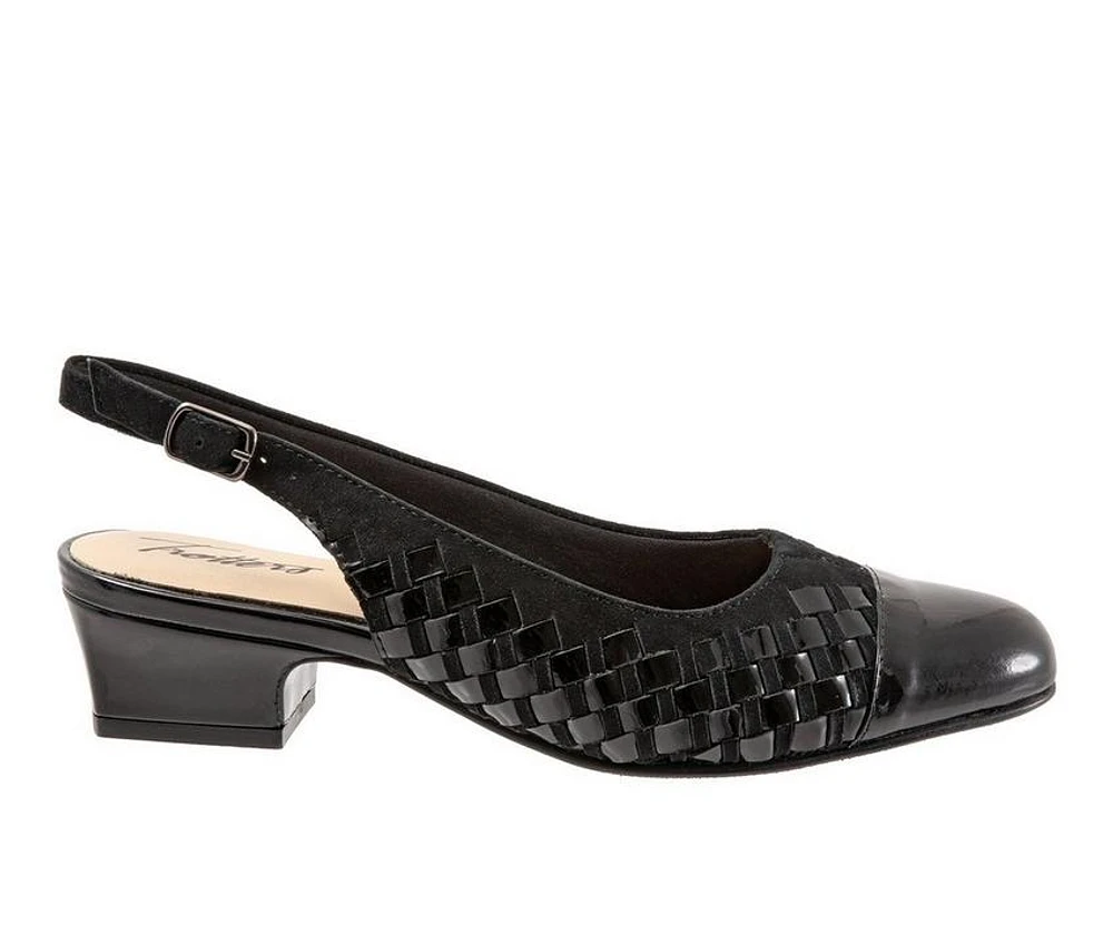 Women's Trotters Dea Woven Slingback Pumps