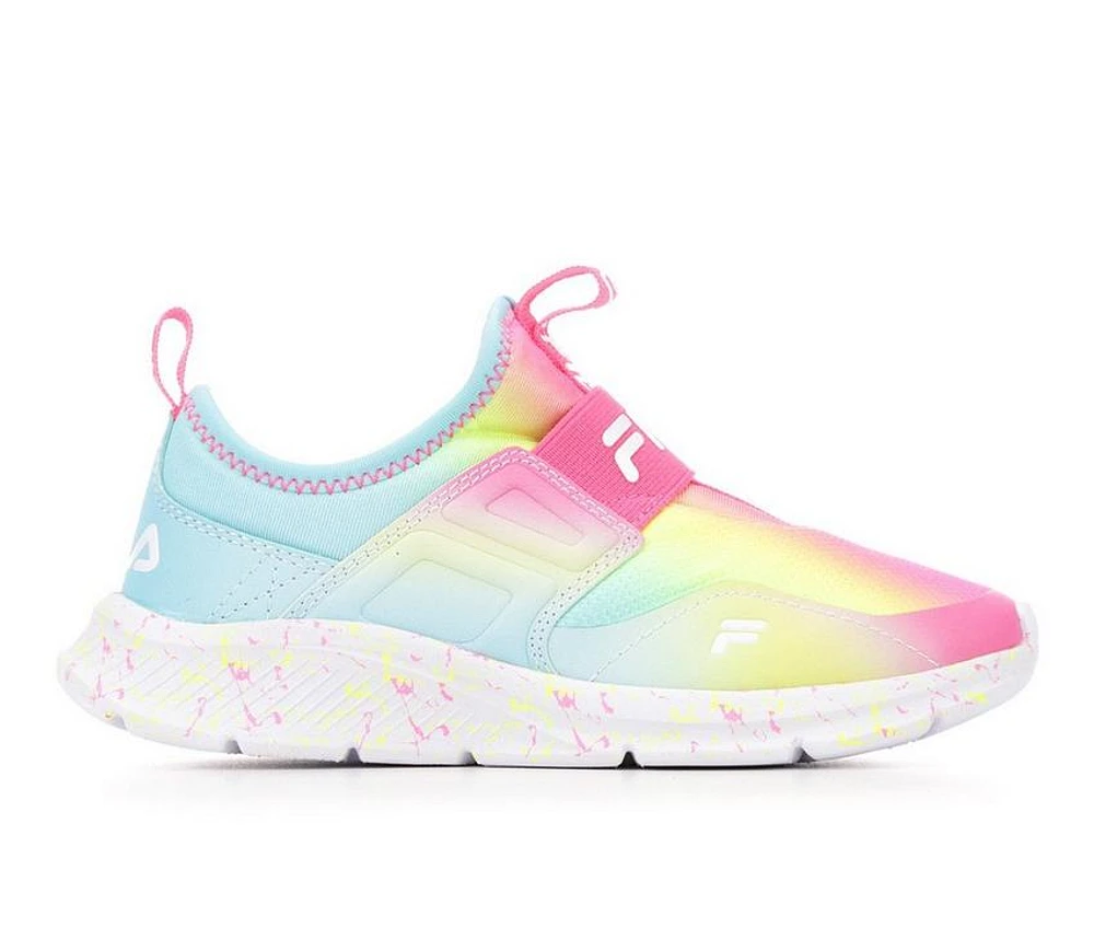 Girls' Fila Little Kid & Big Kid Landbuzzer Marble Running Shoes