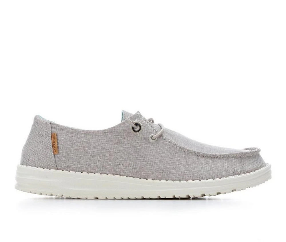 Women's HEYDUDE Wendy Chambray Casual Shoes