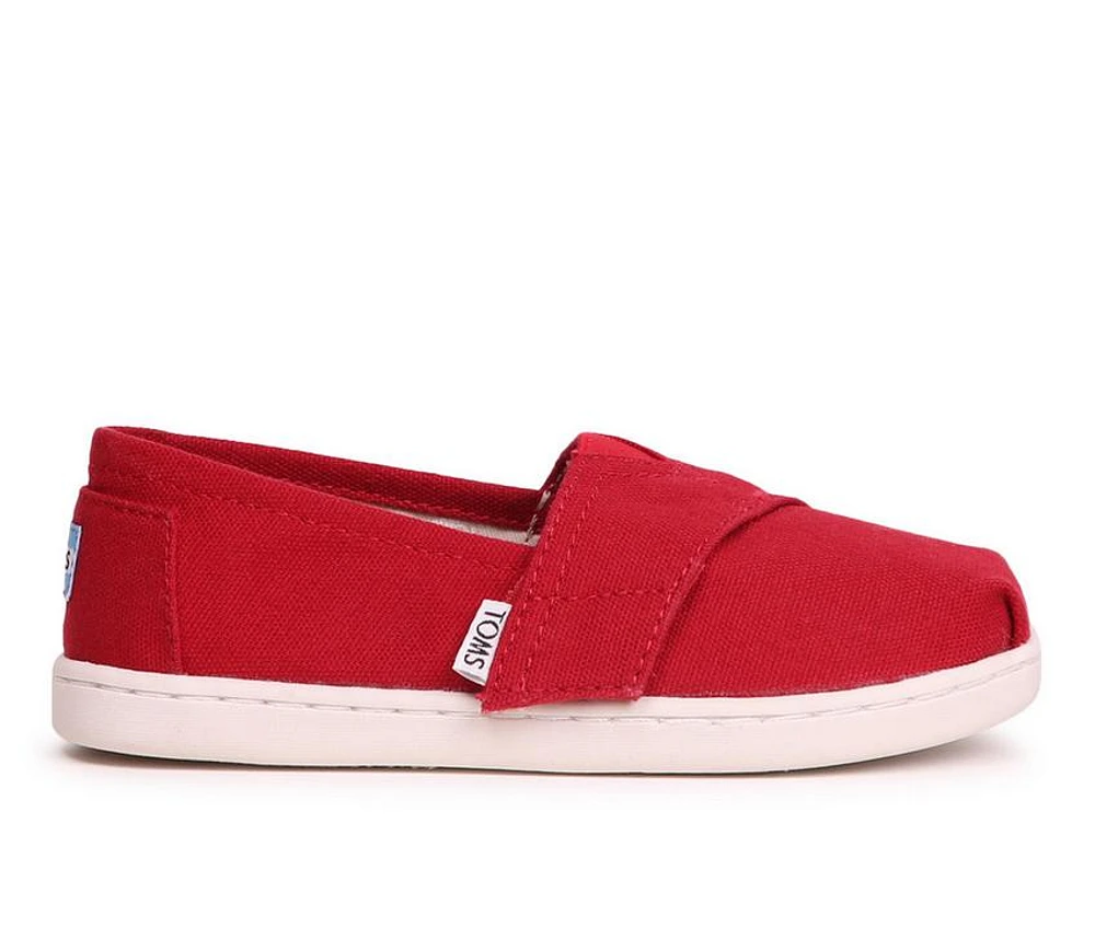 Kids' TOMS Infant & Toddler Little Kid Alpargata Red Slip-On Shoes