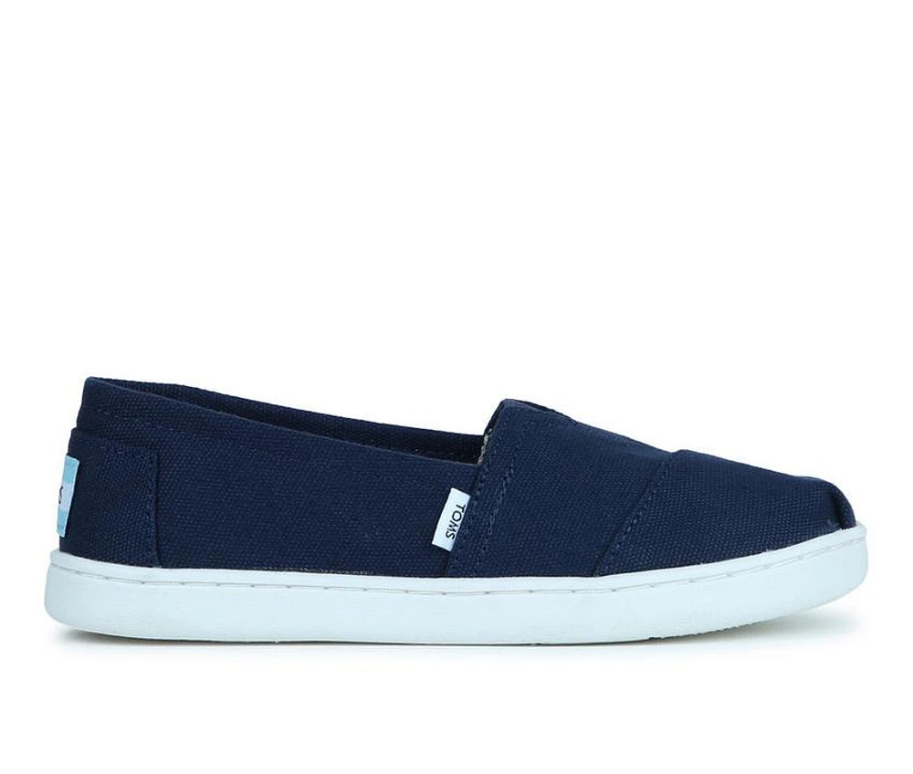 Girls' TOMS Little Kid & Big Alpargata Navy Slip-On Shoes
