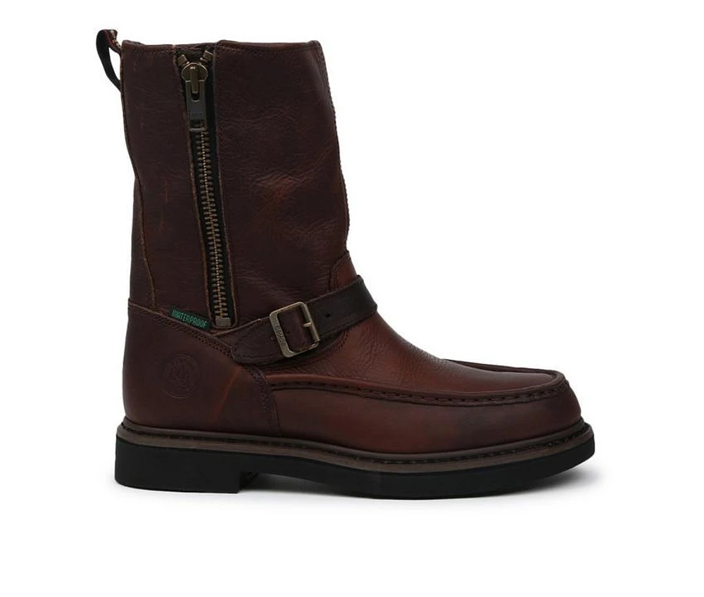 Men's Georgia Boot Side Zip Waterproof Bird Wellington Work Boots