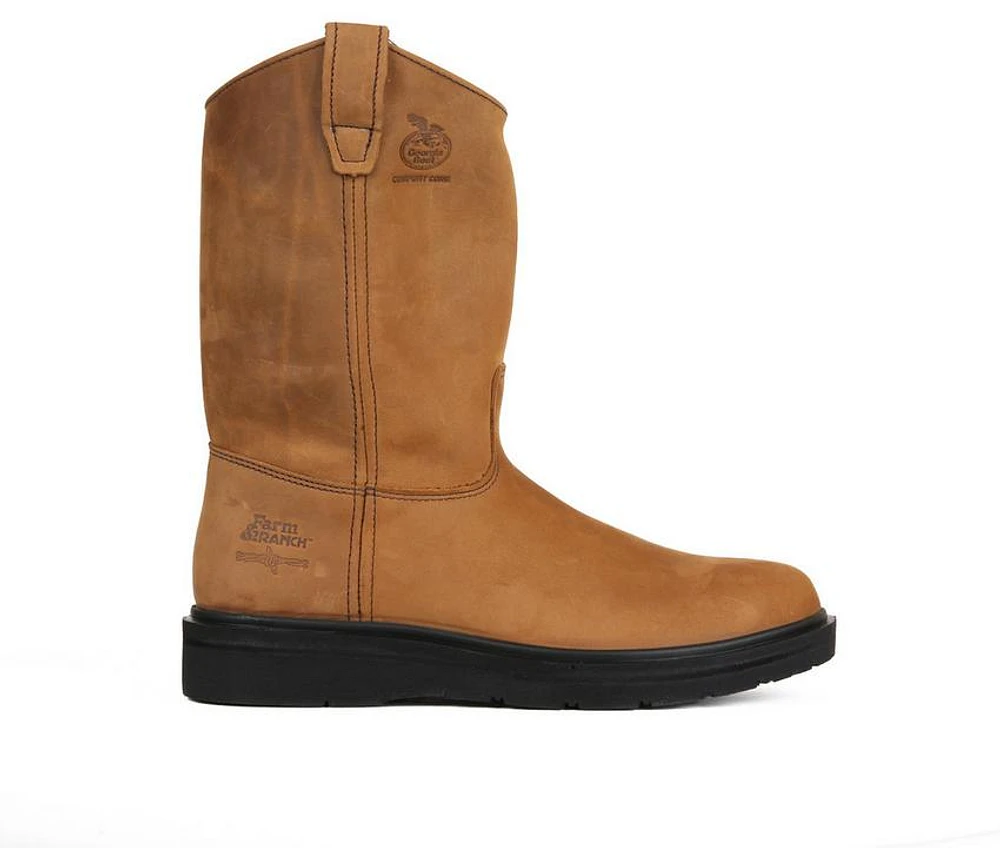Men's Georgia Boot Farm and Ranch Wellington Work Boots