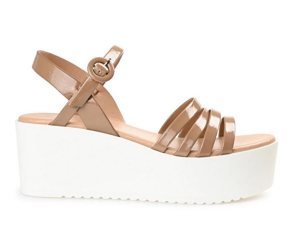 Women's Journee Collection Mirrage Platform Sandals