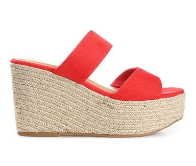 Women's Journee Collection Ilyana Espadrille Platform Wedge